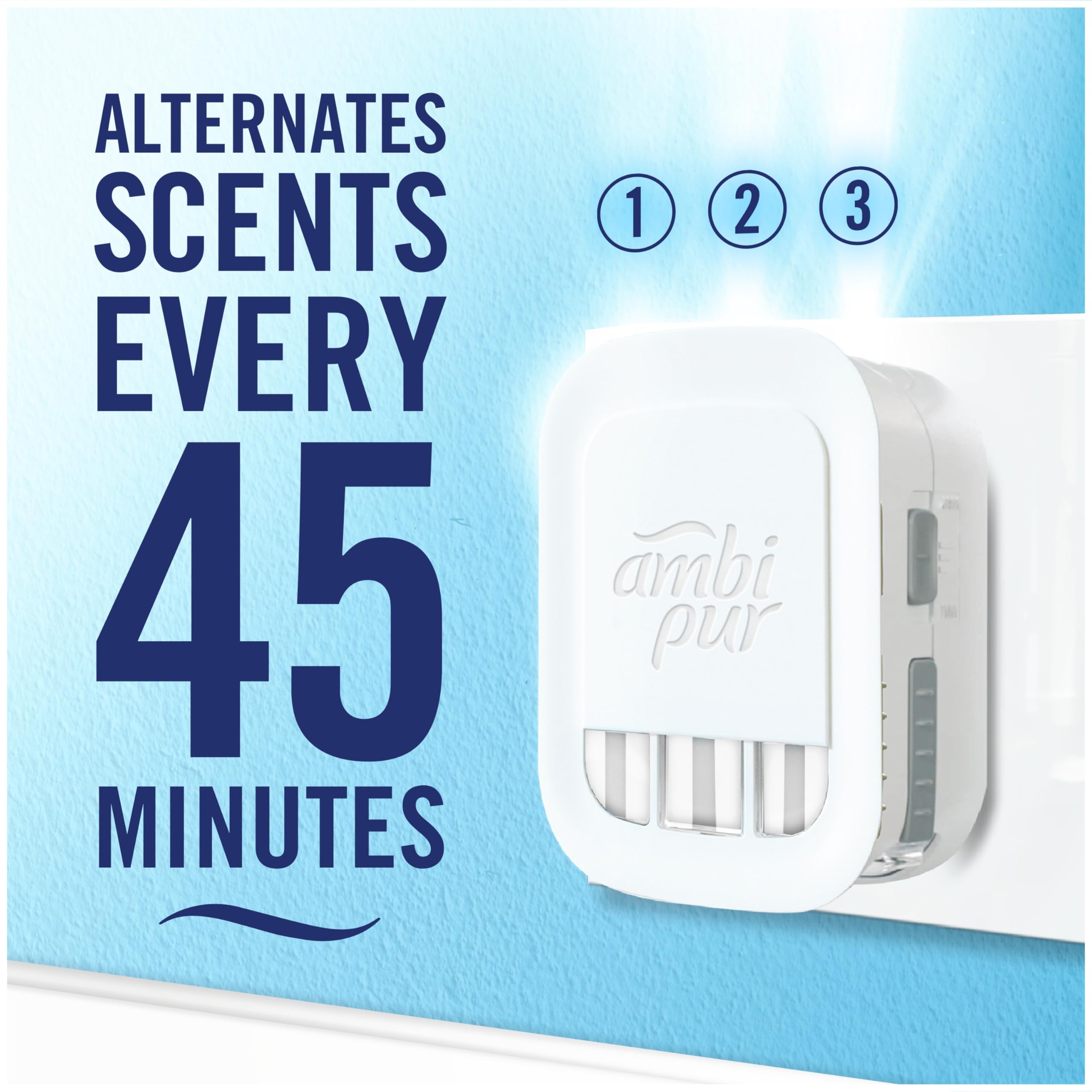 Febreze 3Volution Plug-In Air Freshener Refill, Pack of 7 (20ML x 7), Pet Odour Fighter, Fresh Scent